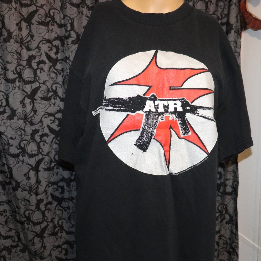 T-shirt Groupe Atari Teenage Riot - Noir Coton - Marque Gildan